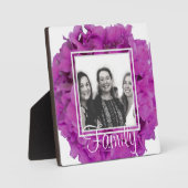 Rosa Magenta-Hydrangeas-Rose Fotoplatte (Vorderseite)