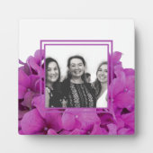 Rosa Magenta-Hydrangeas-Rose Fotoplatte (Vorderseite)