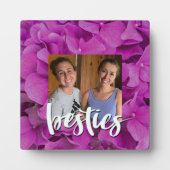 Rosa Magenta-Hydrangeas-Rose Fotoplatte (Vorderseite)