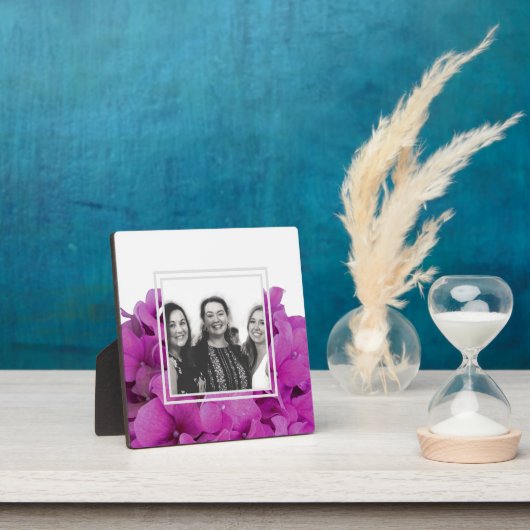 Rosa Magenta-Hydrangeas-Rose Fotoplatte (InSitu)