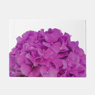 Rosa Magenta-Hydrangeas-Rose Fußmatte