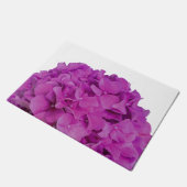 Rosa Magenta-Hydrangeas-Rose Fußmatte (Schrägansicht)