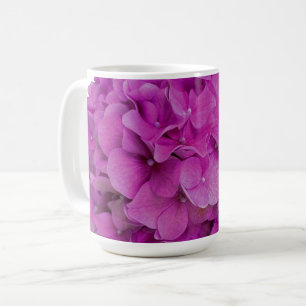 Rosa Magenta-Hydrangeas-Rose Kaffeetasse