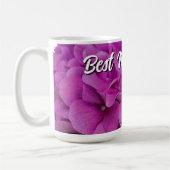 Rosa Magenta-Hydrangeas-Rose Kaffeetasse (Links)