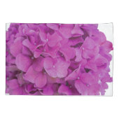 Rosa Magenta-Hydrangeas-Rose Kissenbezug (Rückseite-Links)