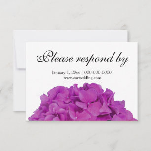 Rosa Magenta-Hydrangeas-Rose Save The Date