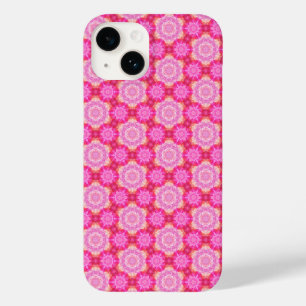 Rosa Magenta Mandala-Handyhülle Boho Kaleidoskop Case-Mate iPhone 14 Hülle