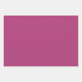 Rosa Magenta Wasserfarben Geschenkpapier Set (Vorderseite 2)