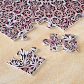 Rosa magische Blumengarten-Mandala Puzzle (Seite)