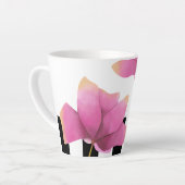 Rosa Magnolia-Blume Milchtasse (Linke Ecke)