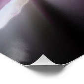 Rosa Magnolia-Blume Poster (Ecke)
