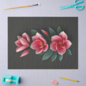 Rosa Magnolia-Blume Seidenpapier (Basteln)