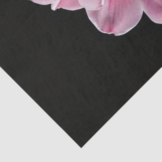 Rosa Magnolia-Blume Seidenpapier (Detail)