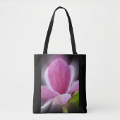 Rosa Magnolia-Blume Tasche (Vorderseite)