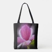 Rosa Magnolia-Blume Tasche (Rückseite)