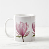Rosa Magnolia Blume Tasse (Links)