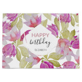 Rosa Magnolia Frische Pasta machen Große Geschenktüte (Vorderseite)