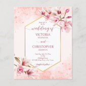 Rosa Magnolia Frühlingsblumen Haushalt Hochzeit ei (Vorderseite)