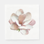 Rosa Magnolia Serviette (Vorderseite)