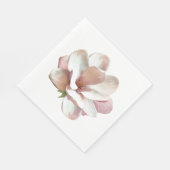 Rosa Magnolia Serviette (Ecke)