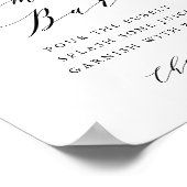 Rosa Magnolia und Hydrangea Mimosa Bar Poster (Ecke)