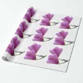 Rosa Magnolie Geschenkpapier (Ungerollt)