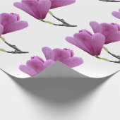 Rosa Magnolie Geschenkpapier (Ecke)