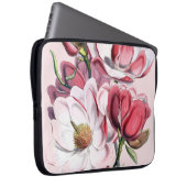 Rosa Magnolie Laptopschutzhülle (Vorne Rechts)