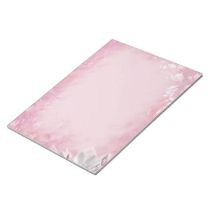 Rosa Magnolie Notizblock