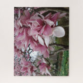 Rosa Magnolie Puzzle (Vertikal)