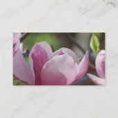 Rosa Magnolie Visitenkarte (Rückseite)