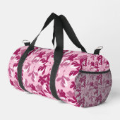 Rosa Magnolien-Botanikdruck Duffle Bag (Rechte Ecke)