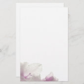 Rosa Magnolien-Briefpapier Briefpapier (Vorne/Hinten)
