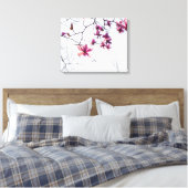 Rosa Magnolien Leinwanddruck (Insitu (Schlafzimmer))