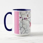 Rosa Magnolien Tasse (Links)