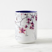 Rosa Magnolien Tasse (Zentrum)