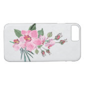 Rosa Magnolienblume Case-Mate iPhone Hülle (Rückseite (Horizontal))