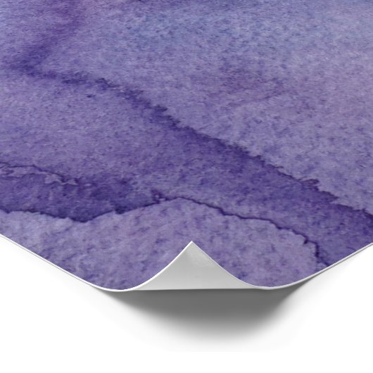 Rosa Magnolienfische Blume im lila Hintergrund Poster (Ecke)