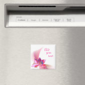 Rosa Magnolienthema Magnet (In Situ (Geschirrspüler))