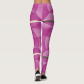 rosa majestätisch leggings (Rückseite)