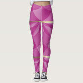 rosa majestätisch leggings (Vorderseite)