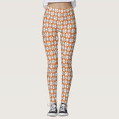 Rosa majestätische Leggings (Vorderseite)