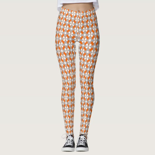 Rosa majestätische Leggings (Vorderseite)