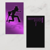 Rosa majestätisches - Visitenkarte (Vorne/Hinten)