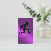 Rosa majestätisches - Visitenkarte (Stehend Vorderseite)