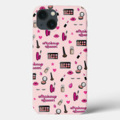 Rosa Make-up-Muster-Handyhülle Case-Mate iPhone Hülle (Rückseite)