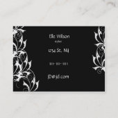 Rosa Makeup artist Business Cards Visitenkarte (Rückseite)