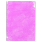 Rosa Makeup Splotch Elegantes Chic Glam Personalis Klemmbrett (Rückseite)