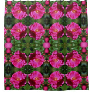 Rosa Malerei Abstrakte Blume Kunst Duschvorhang