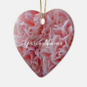 Rosa Mallow Keramik Ornament (Links)